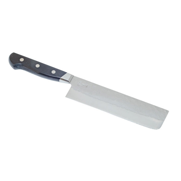 HONMAMON Nakiri (Vegetable Knife) Aogami Steel No.2 with Stainless Steel, 165mm